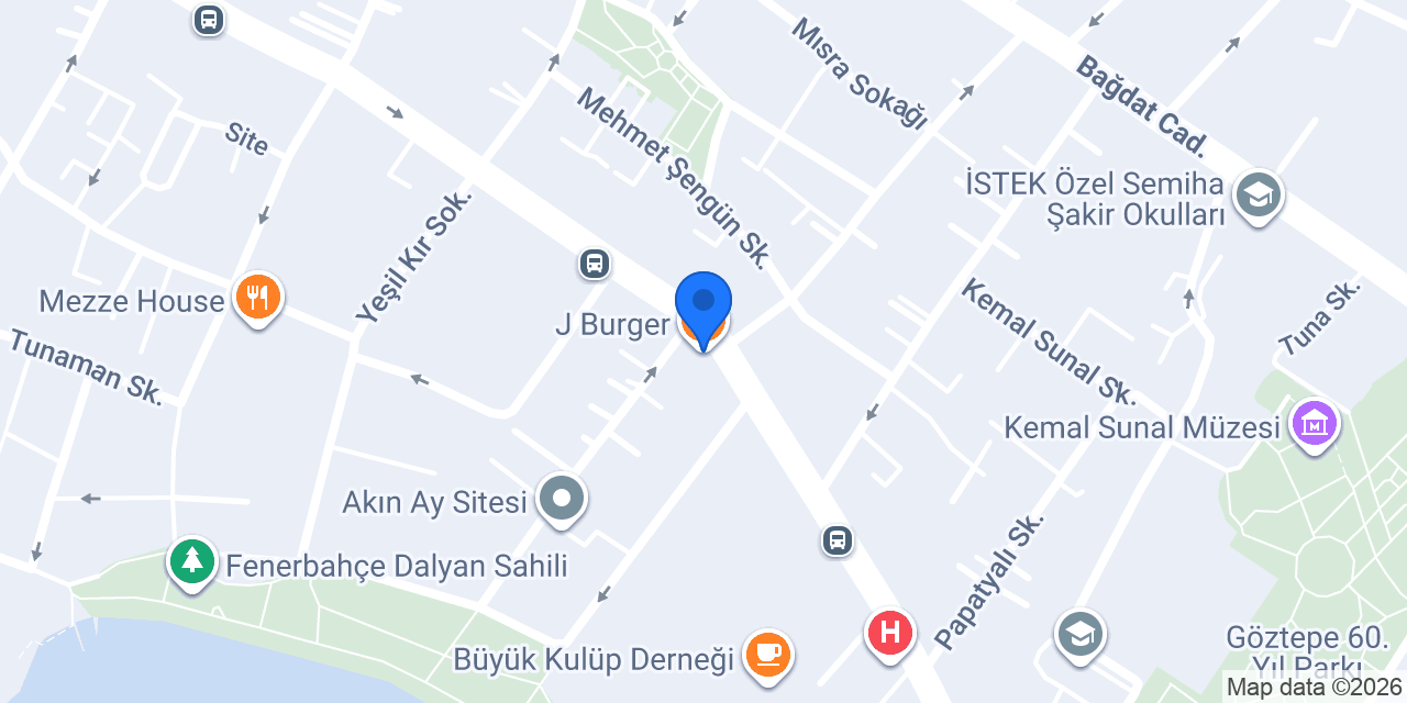 J Burger konumu