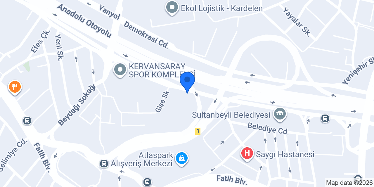 Masa Seperatörü konumu