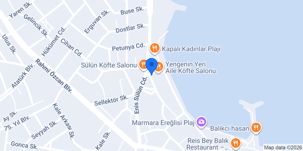 Oses Çiğ Köfte konumu