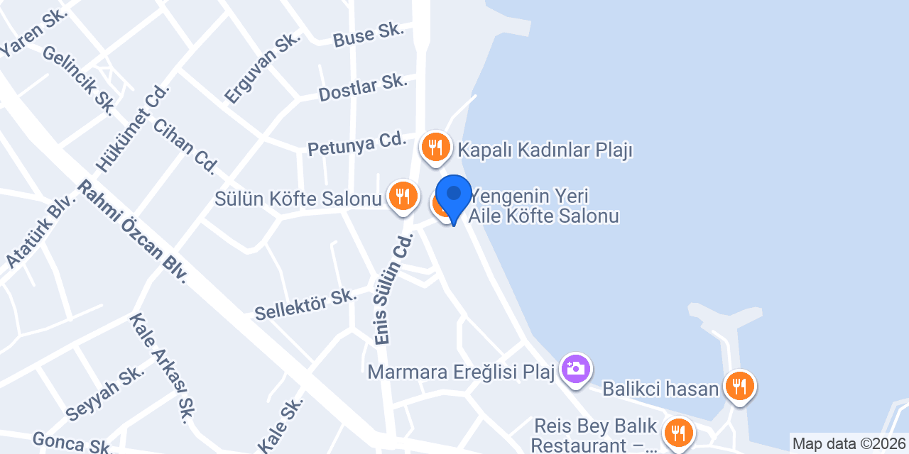 Özsüt Marmaraereğlisi konumu