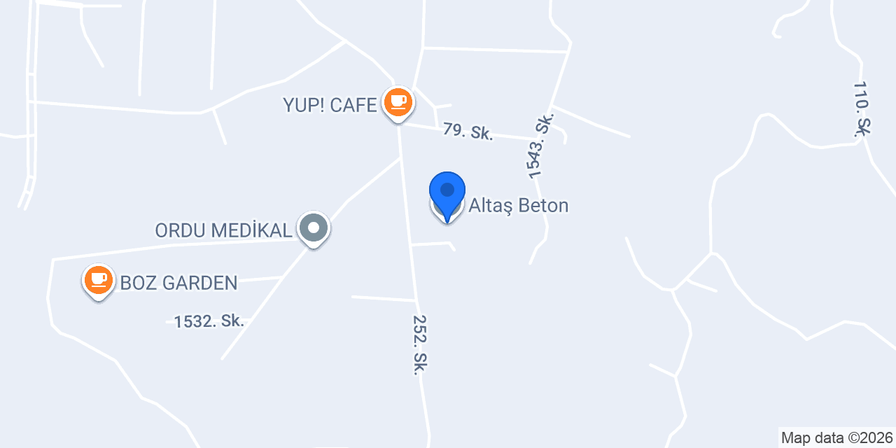 Altaş Beton konumu