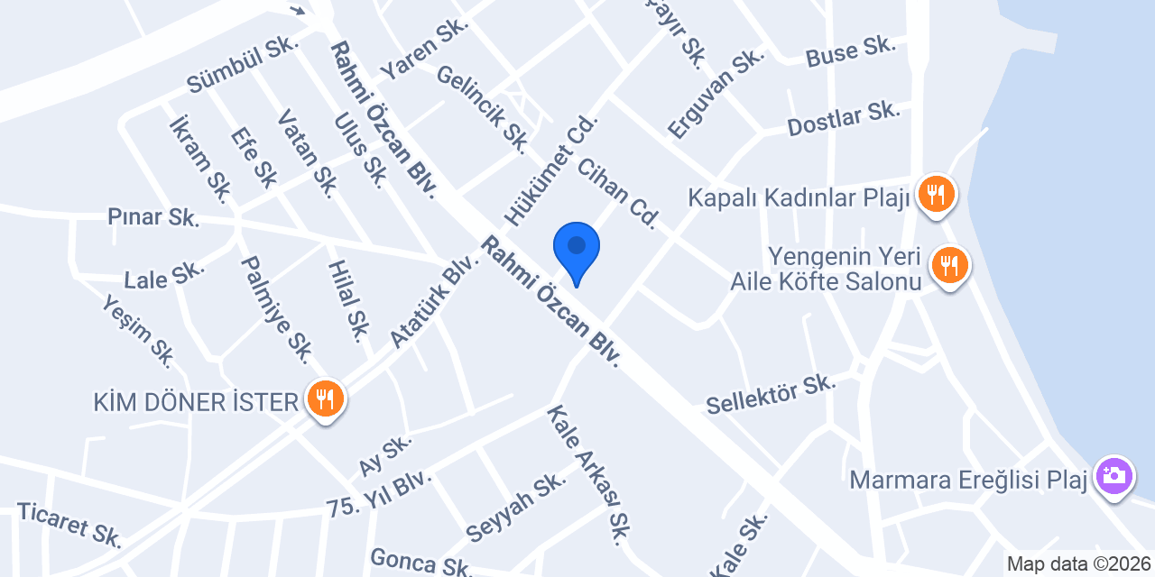 Ereğli Bereket konumu