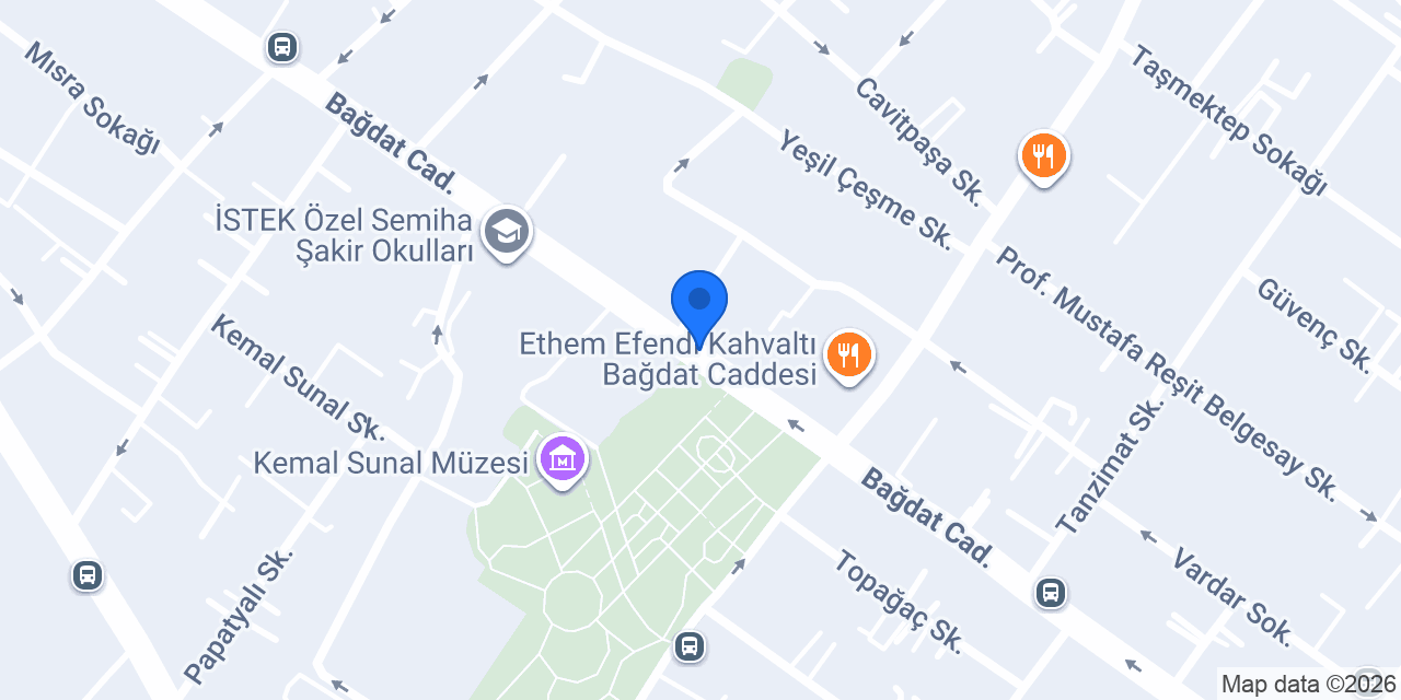 Buldan's Bağdat Caddesi konumu