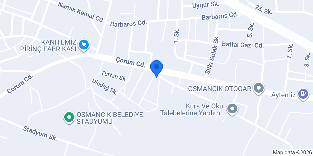 KAMRA YAPI İNŞAAT MALZEMELERİ konumu