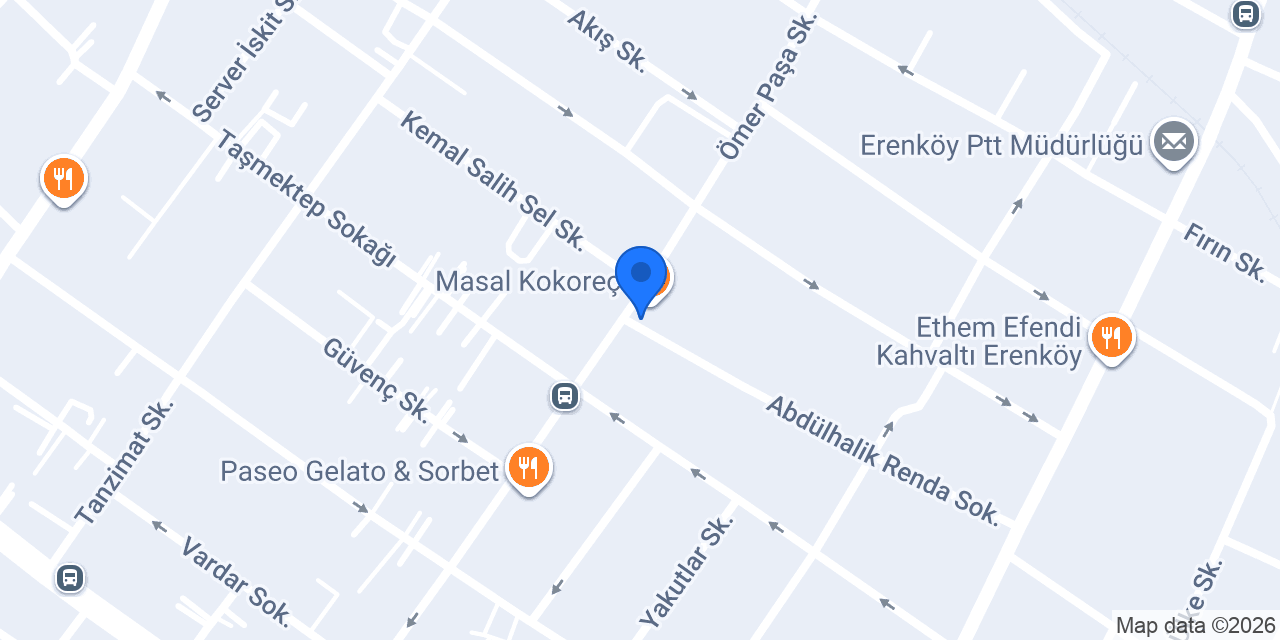 Fırın Anatolia Erenköy konumu