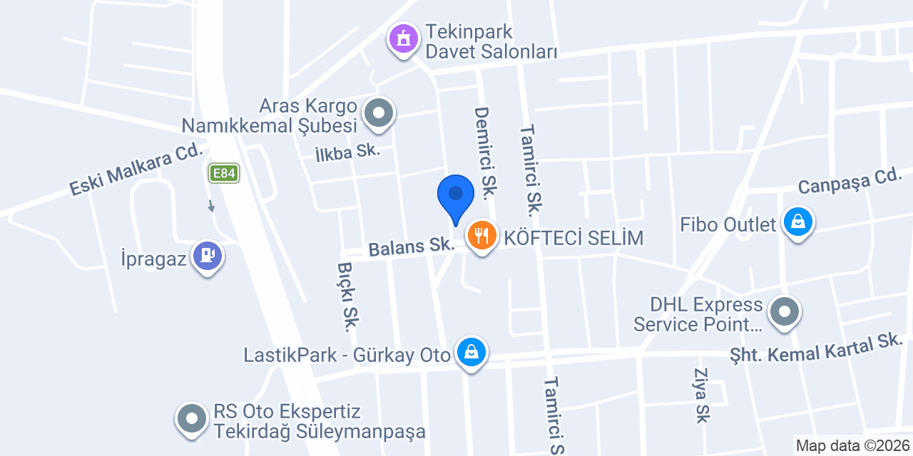 Yıldız Oto konumu