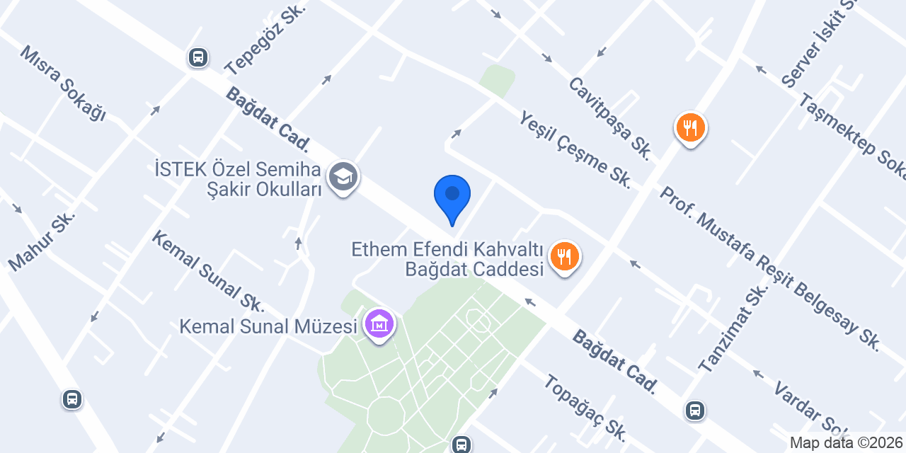 Penguen Kitabevi Göztepe konumu
