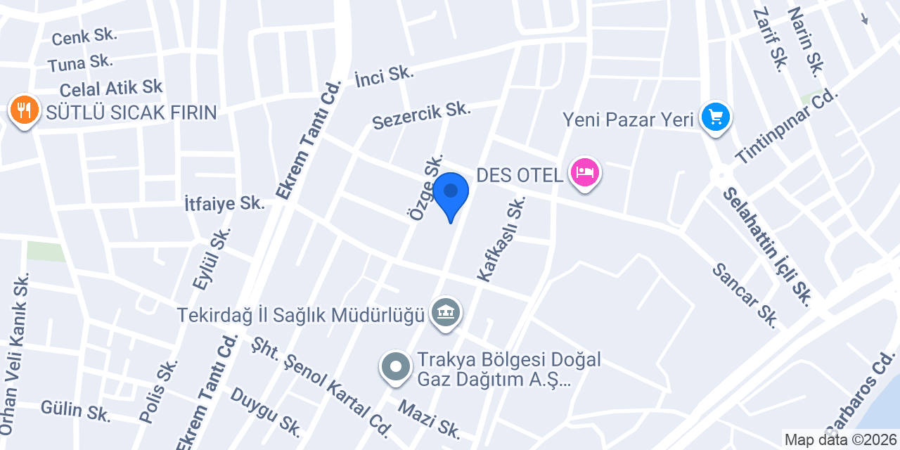 TEKİRDAĞ ASANSÖR konumu