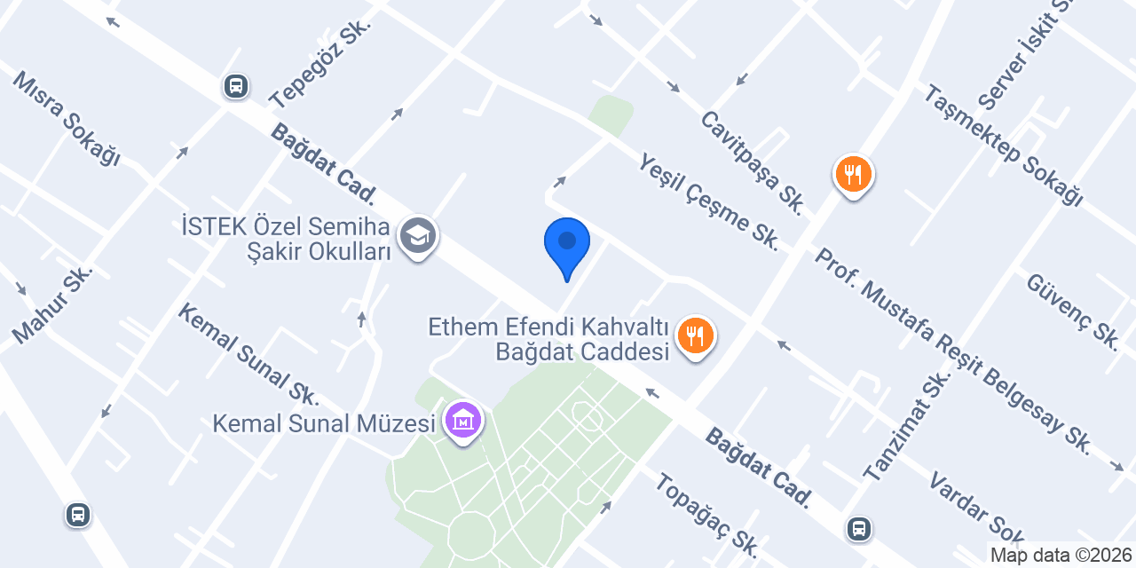 Bagdat Caddesi Sevinç Kişisel Gelisim Kursu konumu