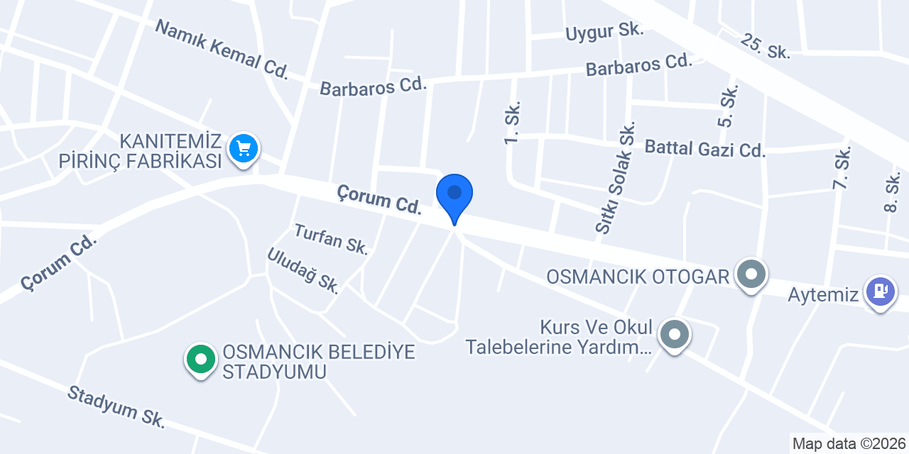 Çaylaklar Pirinç konumu
