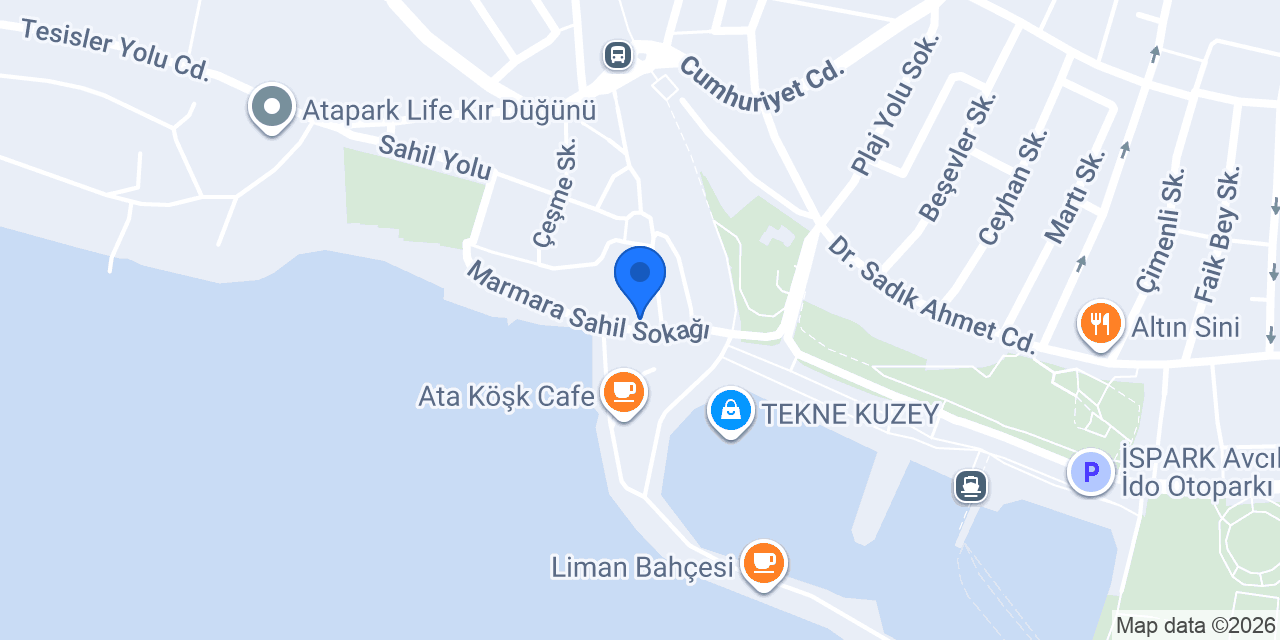 Avcılar Öğretmenevi konumu