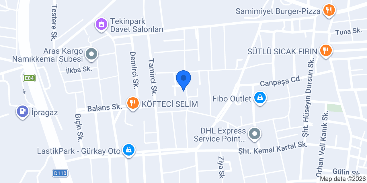 Tekirdağ ROTA Mühendislik konumu