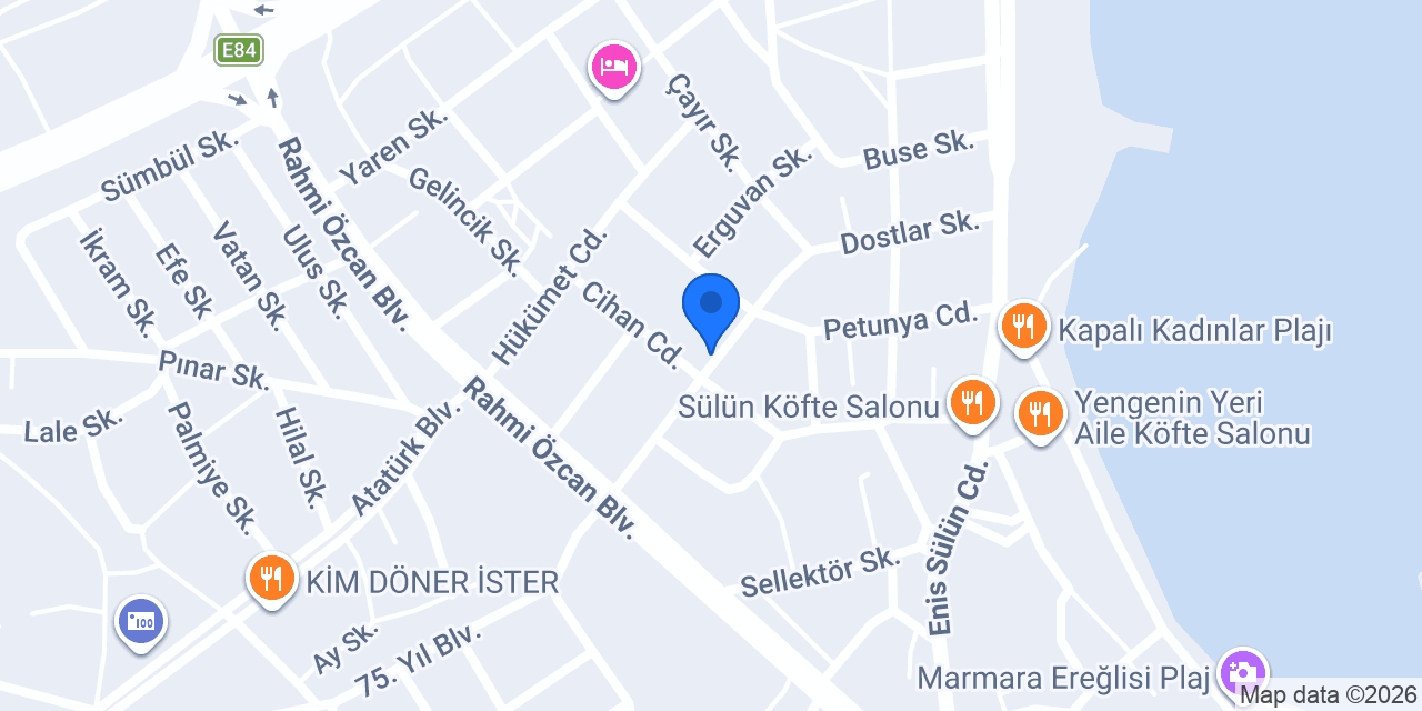 TUĞBERK TUHAFİYE konumu