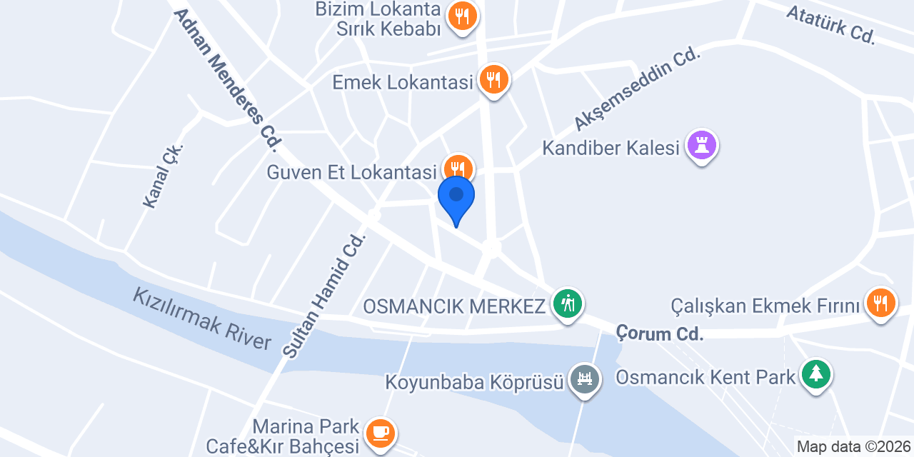 Ülker Av Market konumu