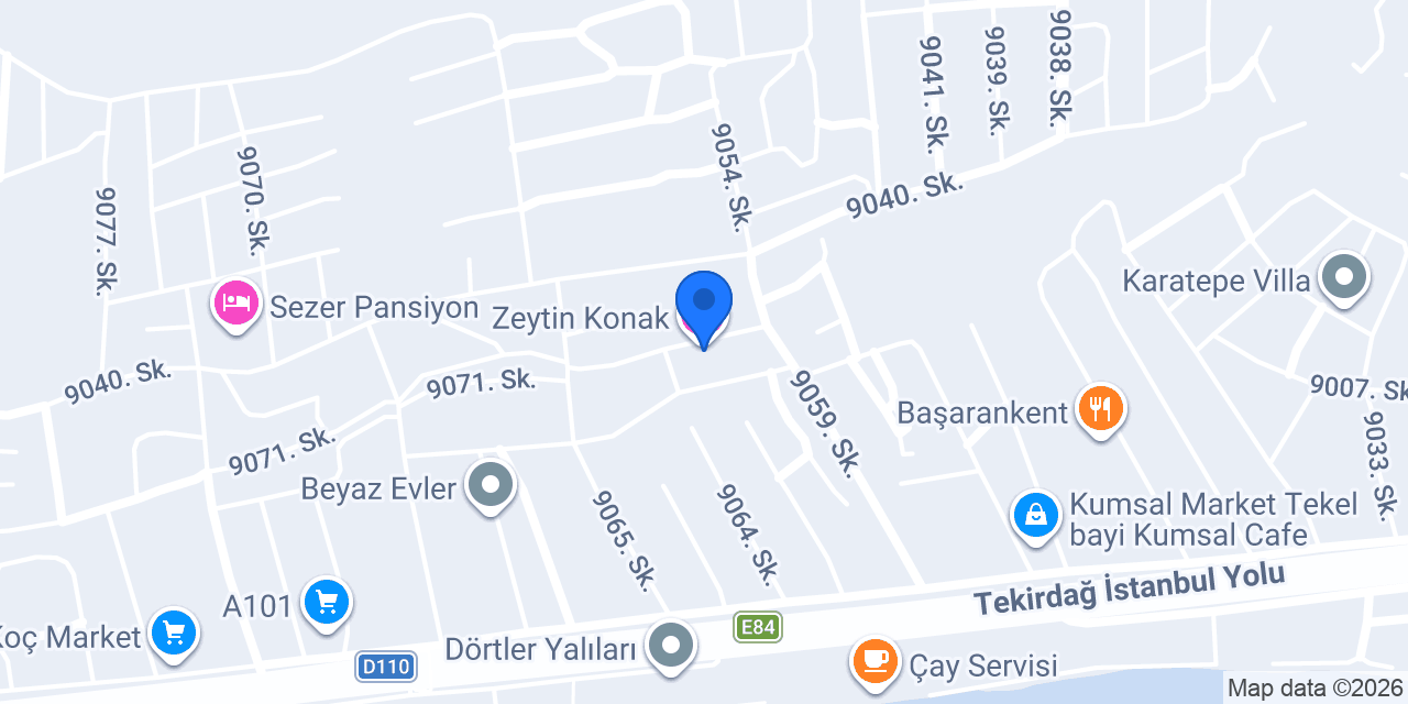 Zeytin Konak konumu