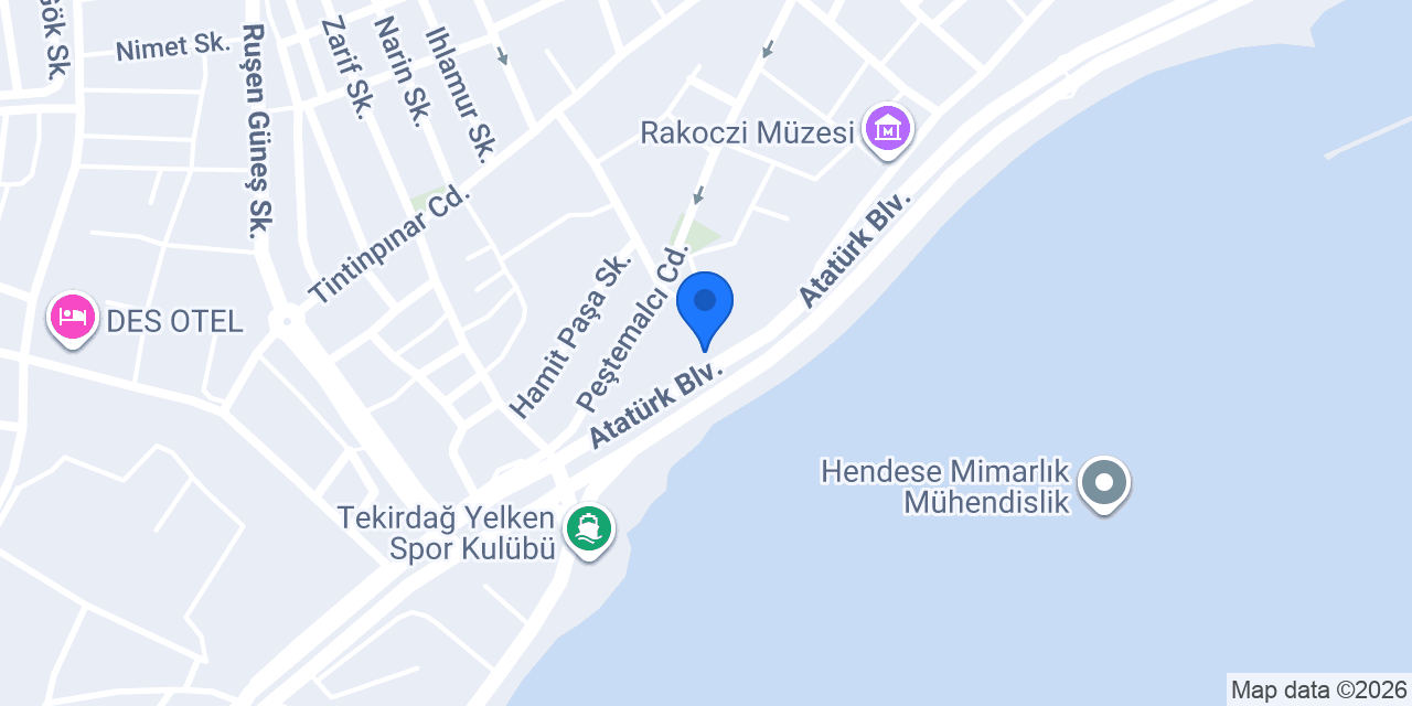 Sural Bisiklet Tekirdağ konumu
