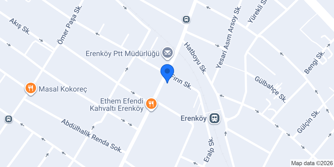 Ira Bakery Erenköy konumu