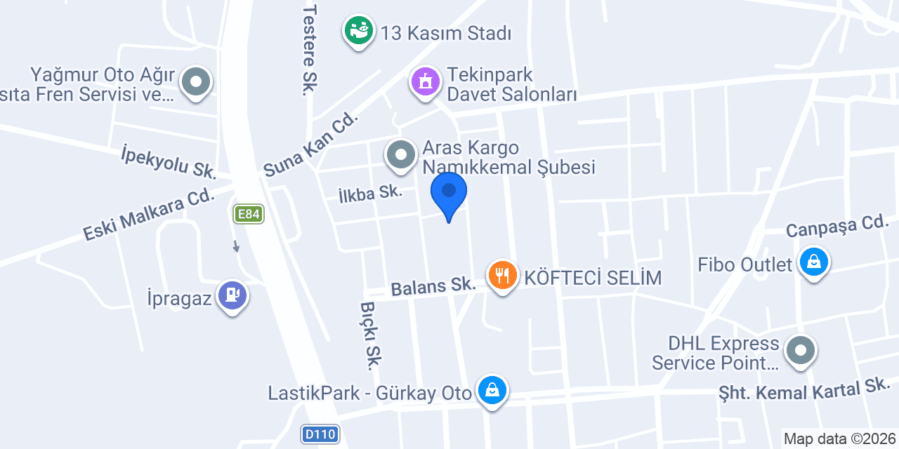 Yaşaroğulları Alüminyum konumu