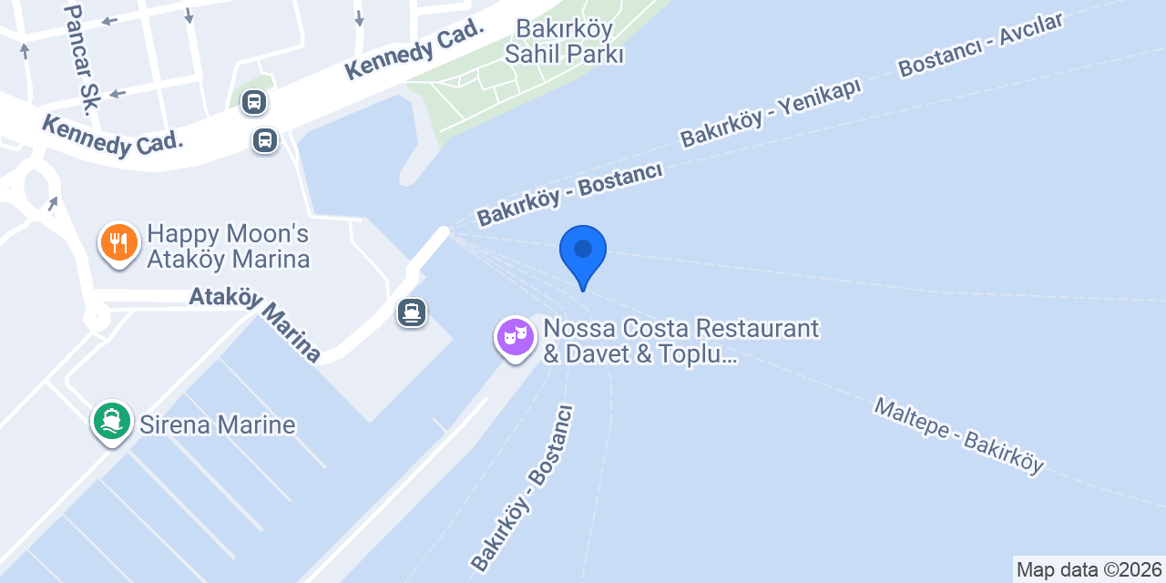 BAKIRKÖY OTEL konumu