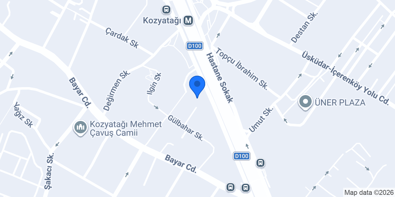 Halkbank Kozyatağı Ticari Şubesi konumu