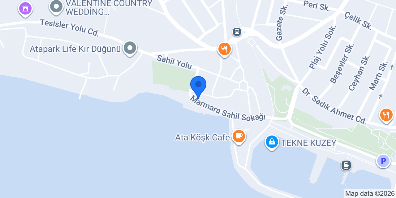 Bahçeli Et&Balık Restaurant konumu