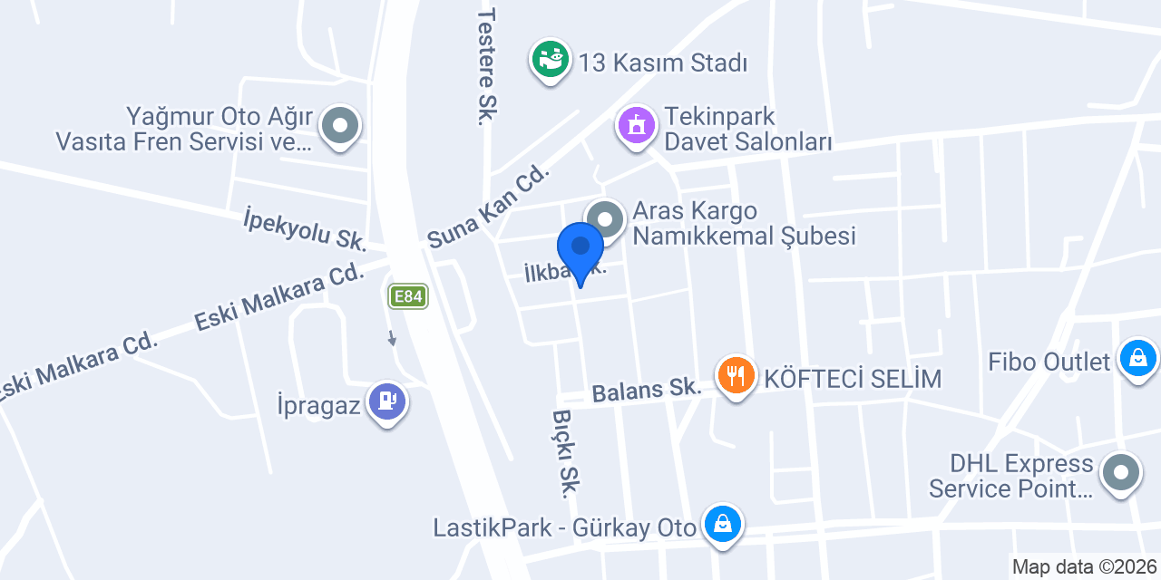 Tekirdağ Çiftlik konumu