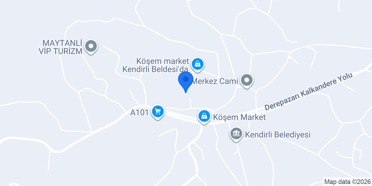 Ptt-kendirli Şubesi konumu