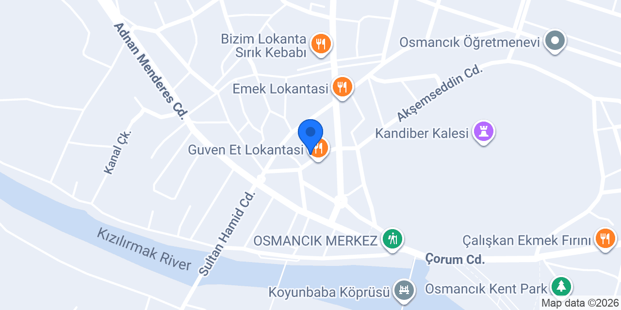 Osmancık VİP KURS MERKEZİ konumu