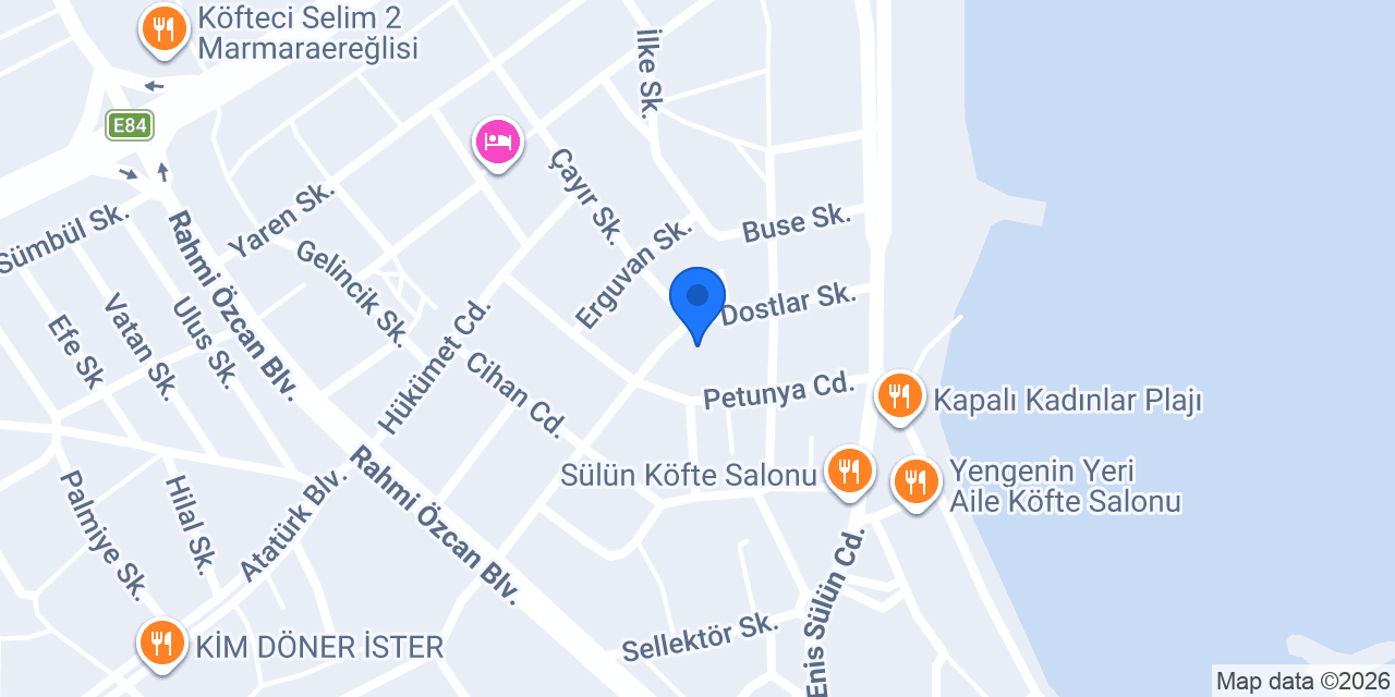 Sürat Kargo Marmara Ereğlisi Şube konumu