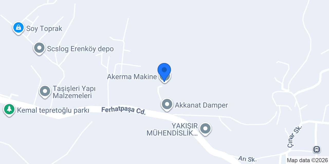 Akerma Makine konumu