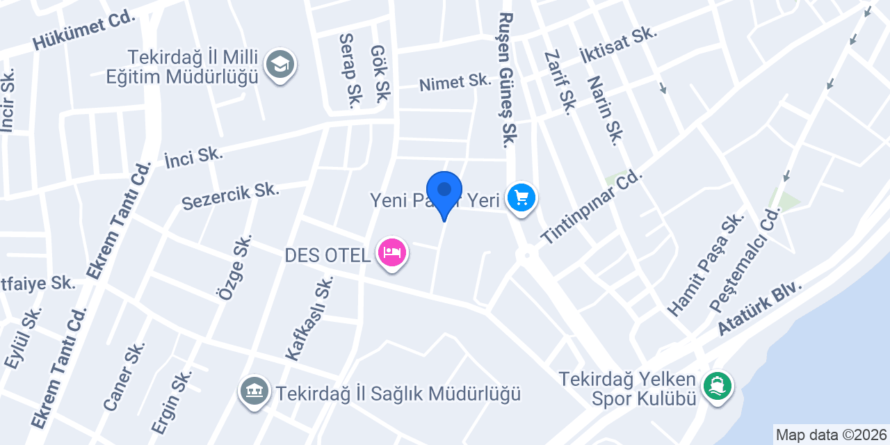 ED Motors Tekirdağ konumu