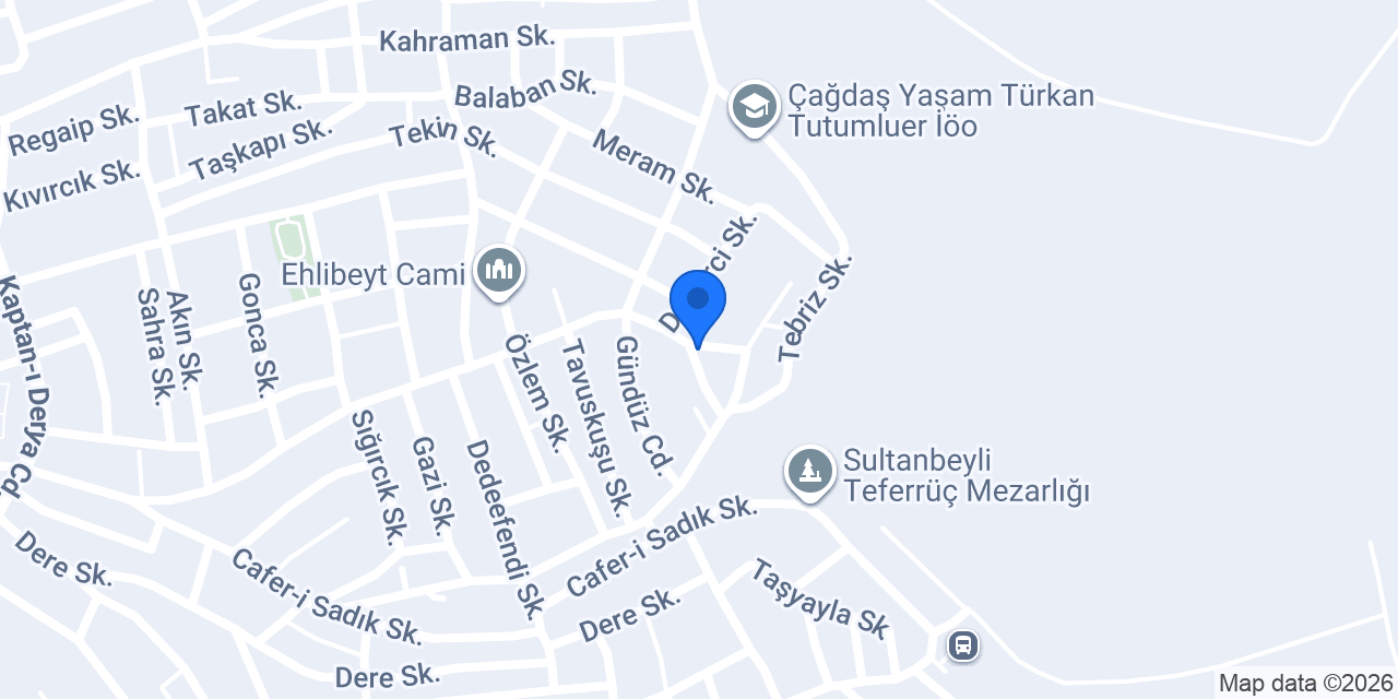 Damla Su konumu