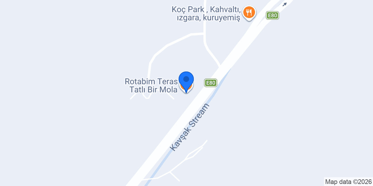 Rotabim Teras Tatlı Bir Mola konumu