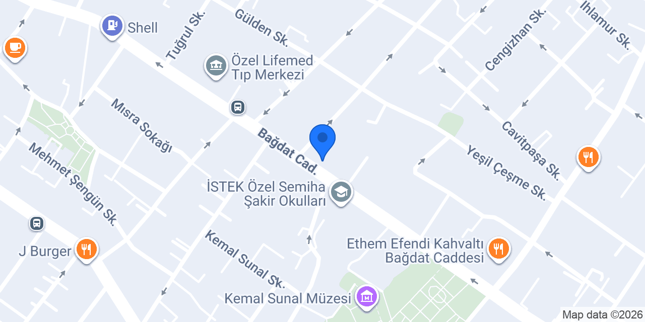 Kral Burger konumu