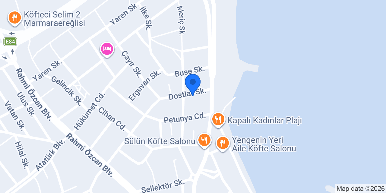 Poyraz Balikcilik konumu