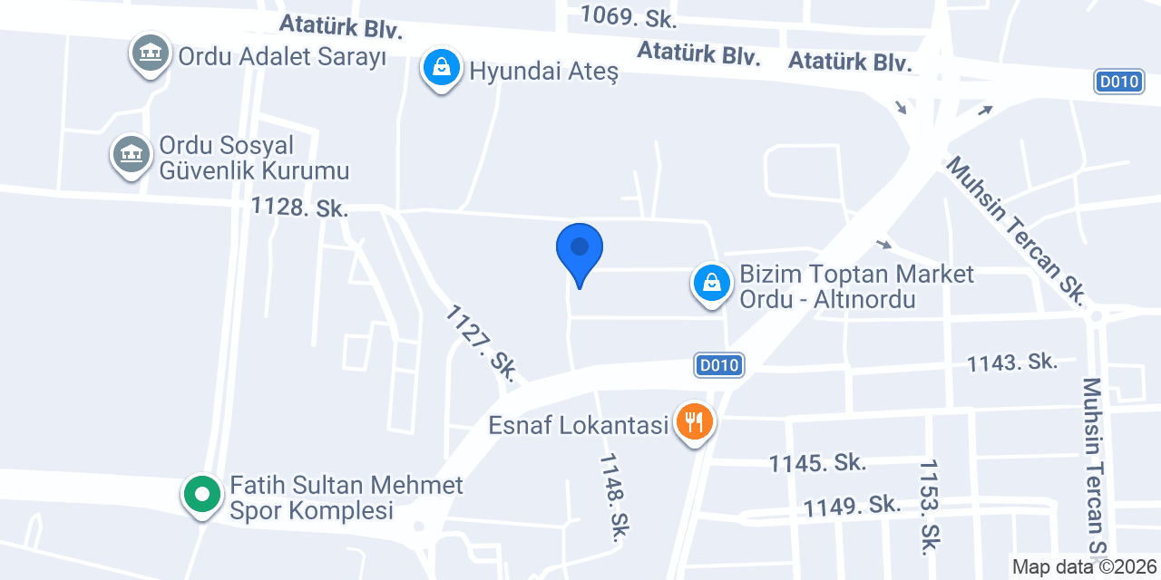 Arif Oto Servis konumu