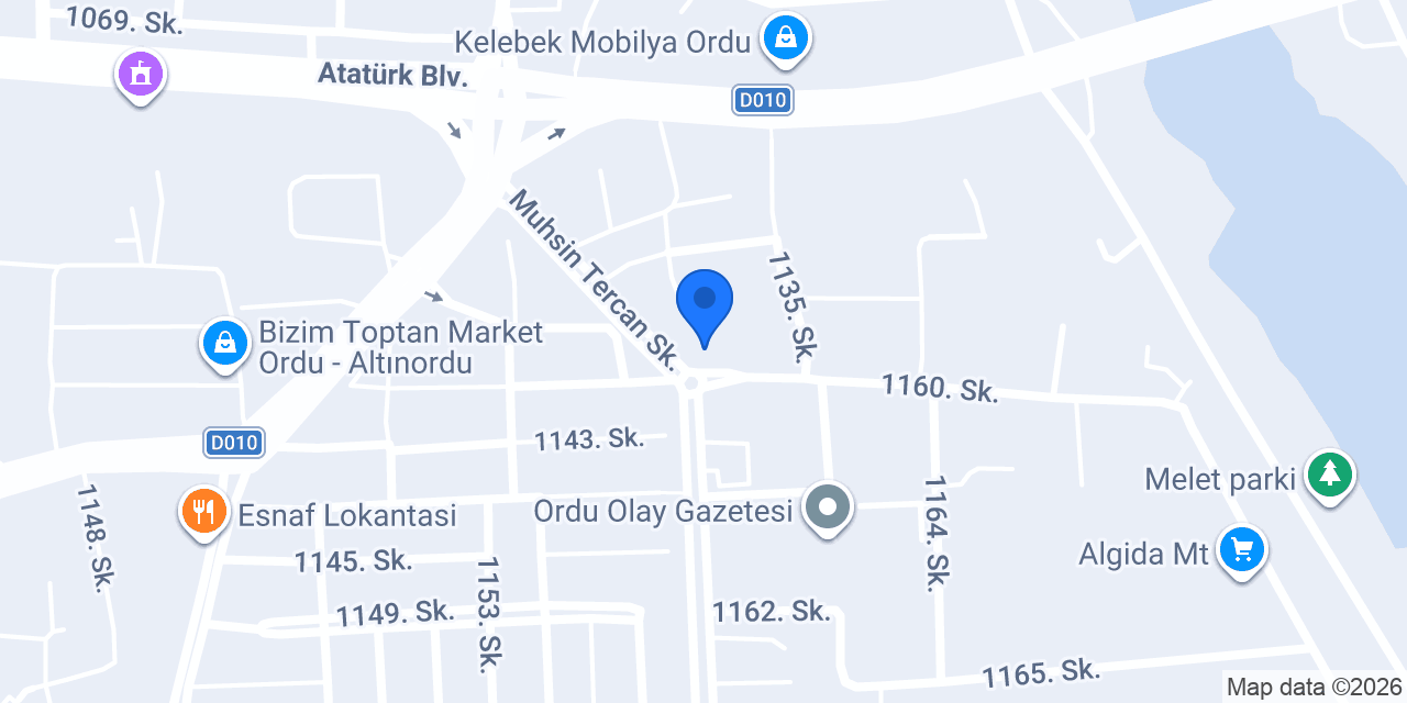 PİTSTOP AKSESUAR ORDU konumu