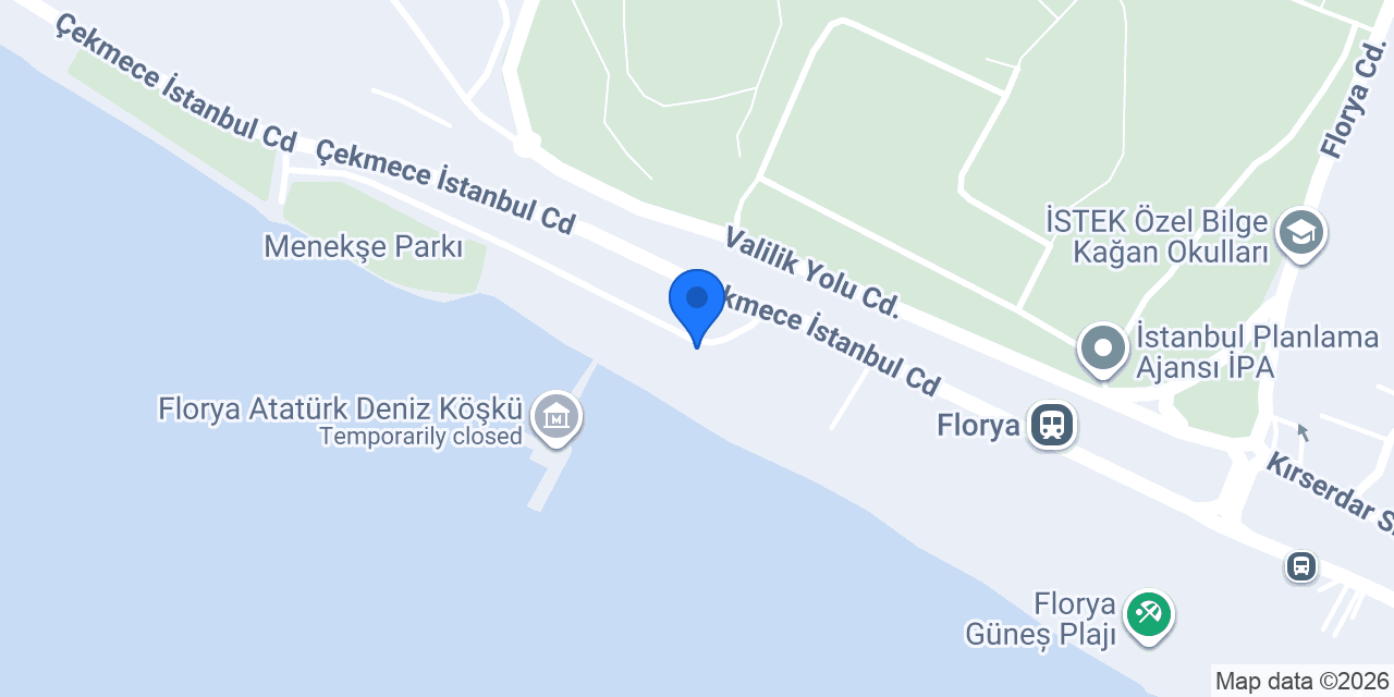 Florya Devlet Konuk Evi konumu