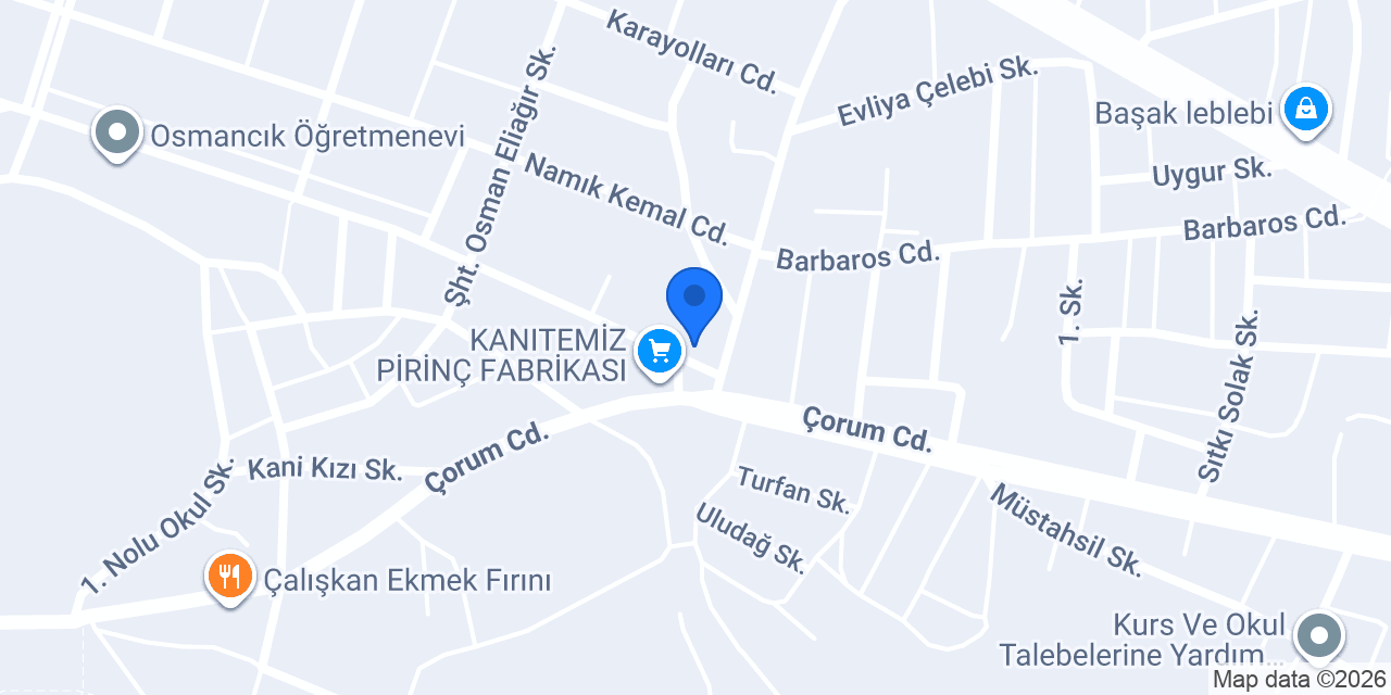 KILIÇOĞLU TAVUKCULUK konumu