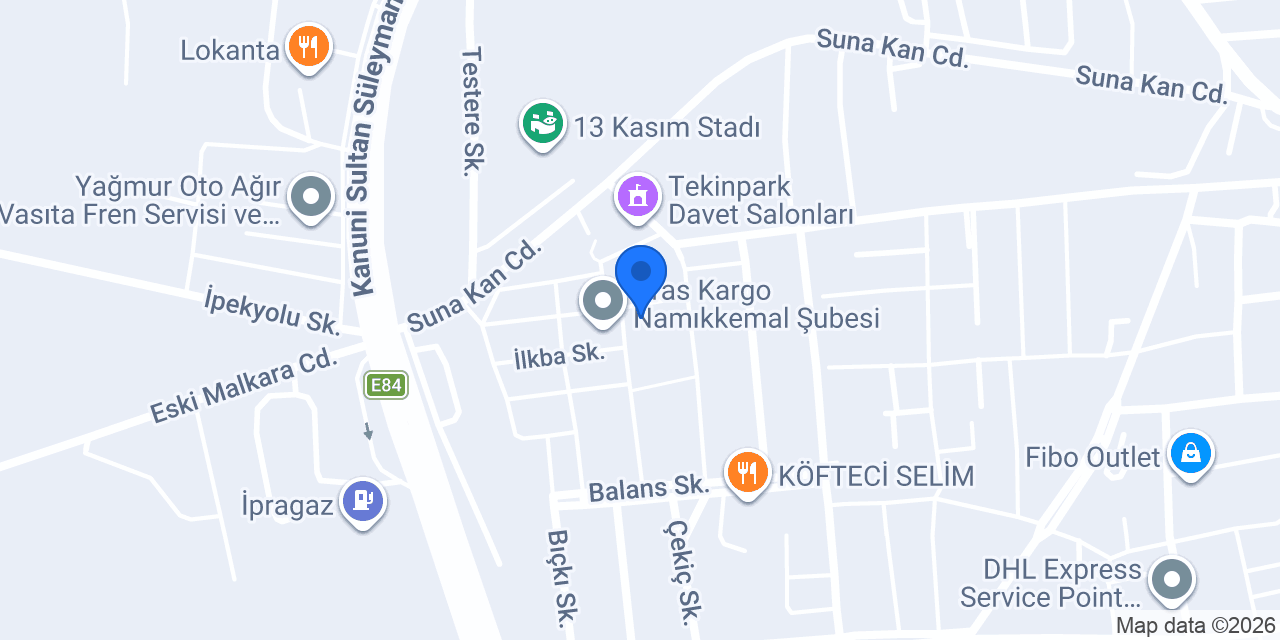 Saroz Mobilya konumu