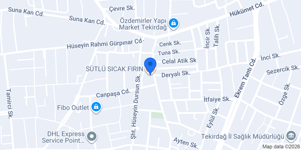 SÜTLÜ SICAK FIRIN konumu