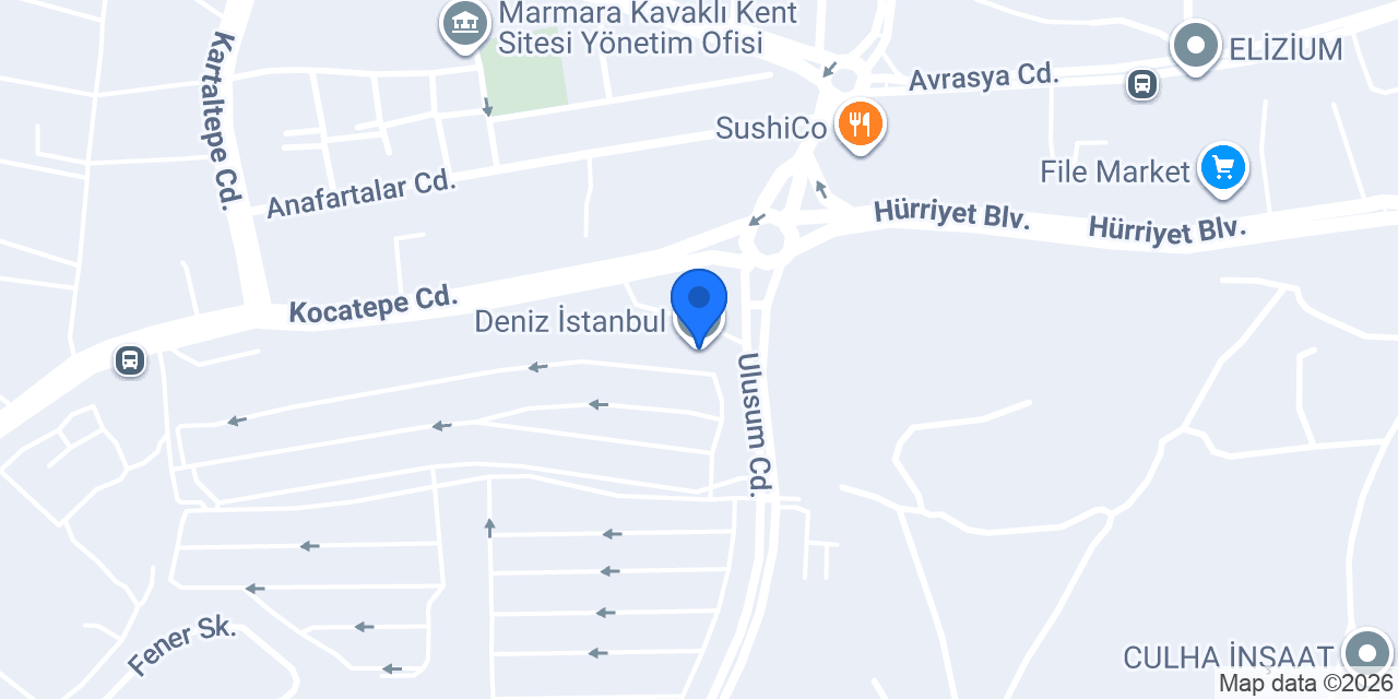 Deniz İstanbul konumu