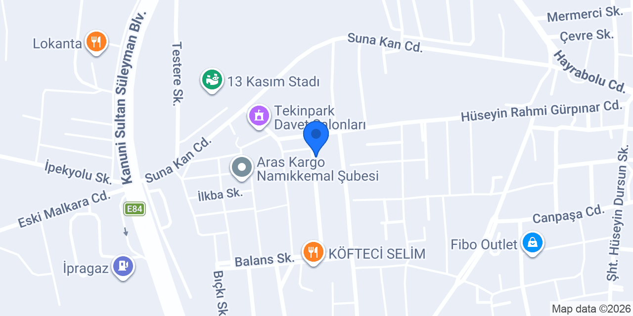 Gazioğlu Civata konumu