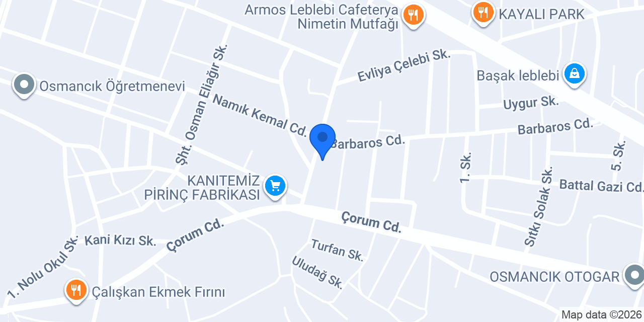 ERŞİM OTOMOTİV konumu