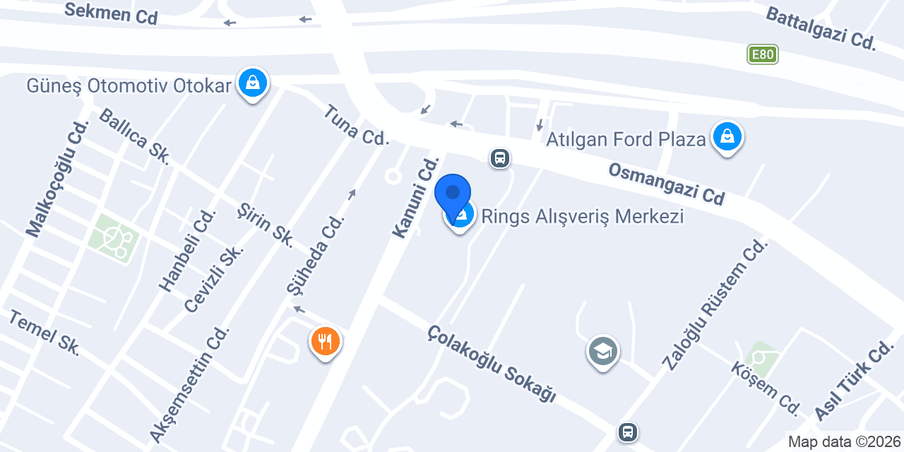 Liya Home Mobilya konumu