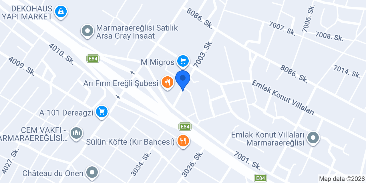 M. Ereğlisi Taksi ACİL konumu