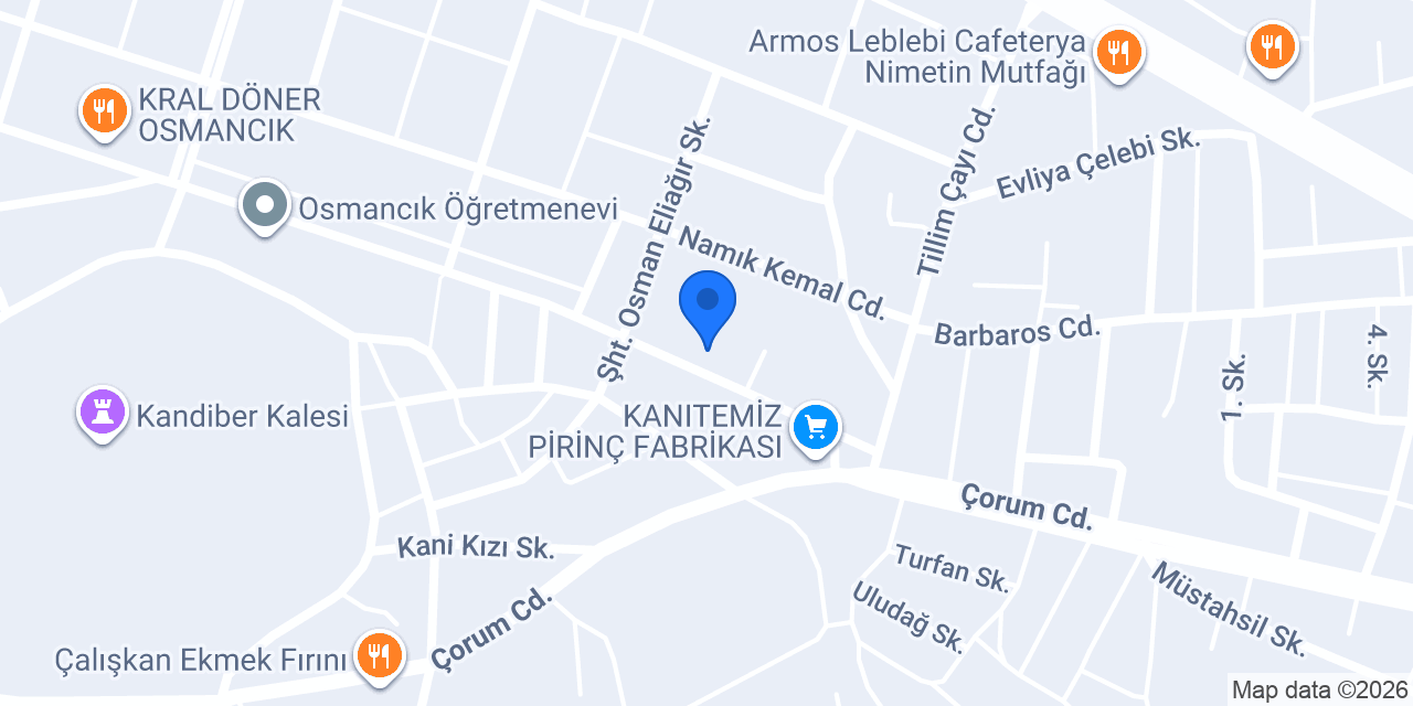 OSMANCIK Gündoğdu elektrik konumu