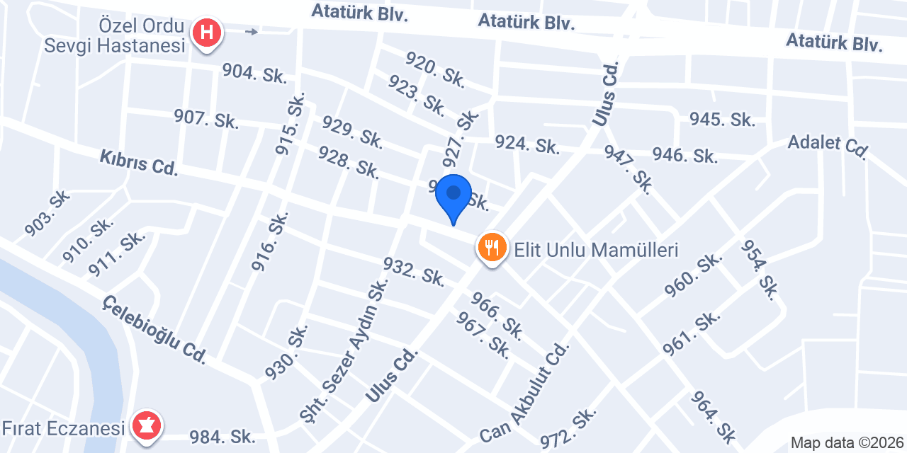 KUAFÖR APO konumu