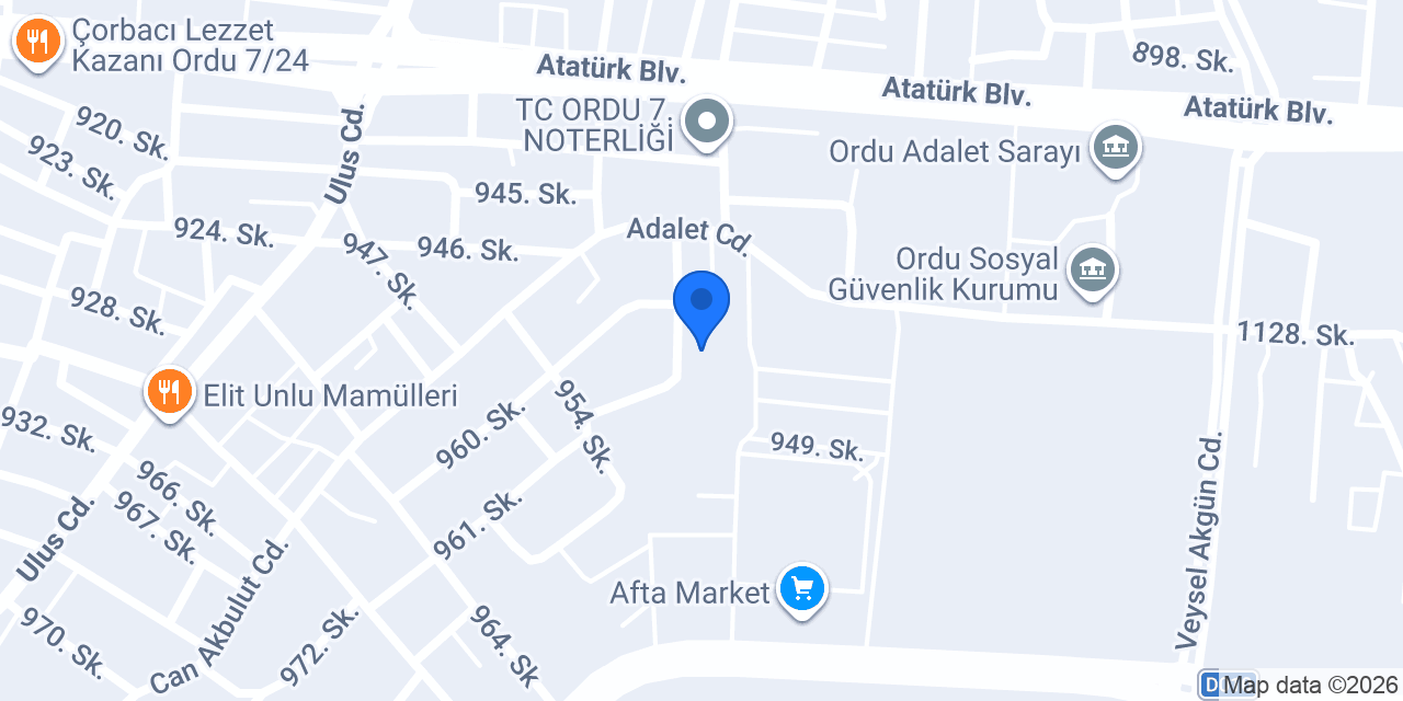 SEVER AUTO EXPRESS konumu