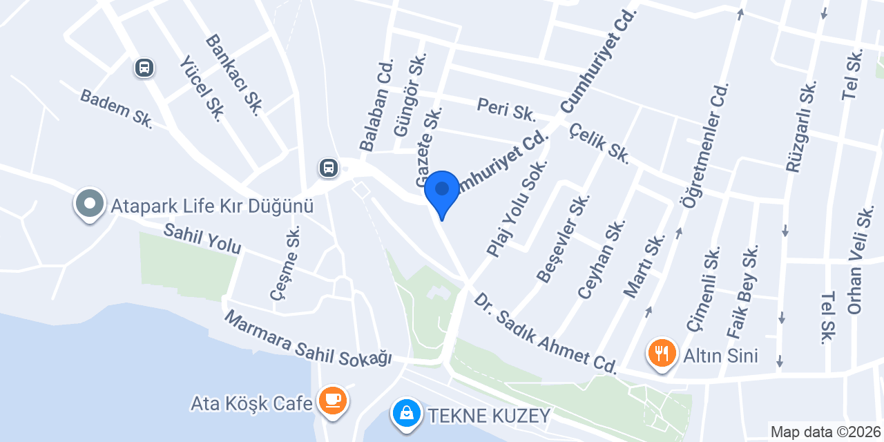 Atölye B konumu